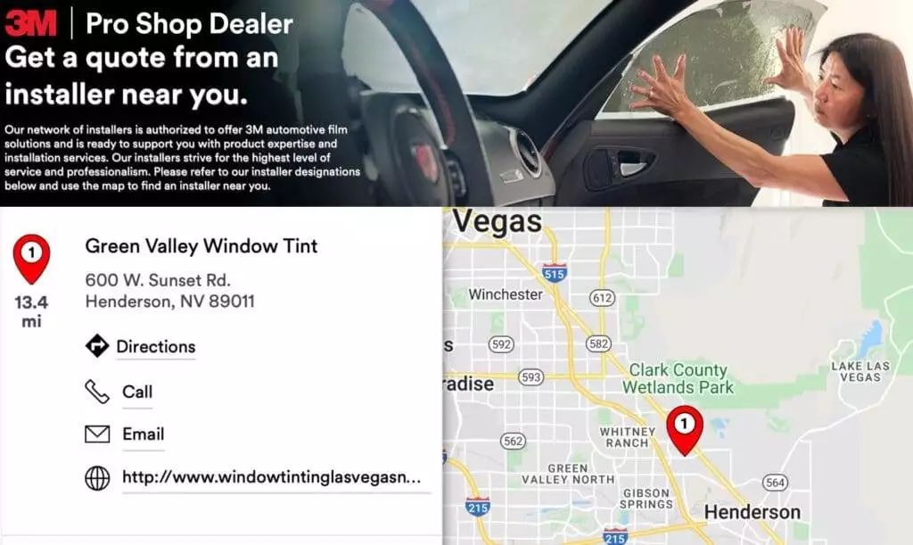 Green Valley Window Tint Is Proud To Be Selected As A 3M Pro Shop! - Automotive Window Tint and Paint Protection in the Henderson, Nevada Area -2